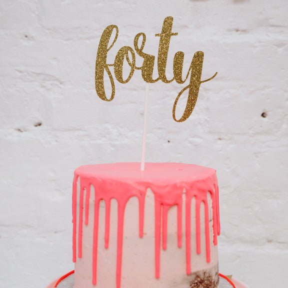 AGE (WORD IN NANCY FONT) | CAKE TOPPER - OTHERLETTERS