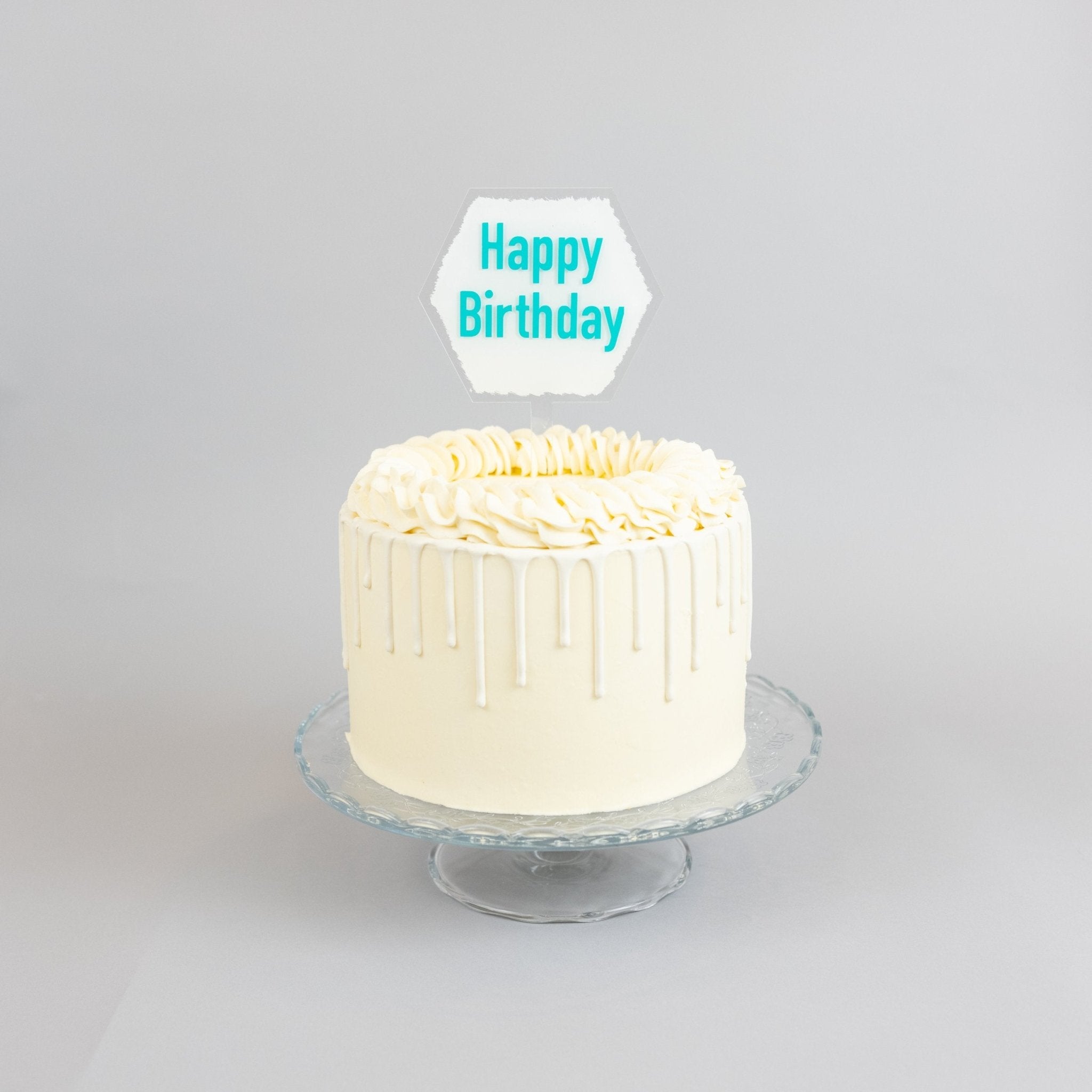 BESPOKE ACRYLIC TOPPER | HEXAGON - OTHERLETTERS