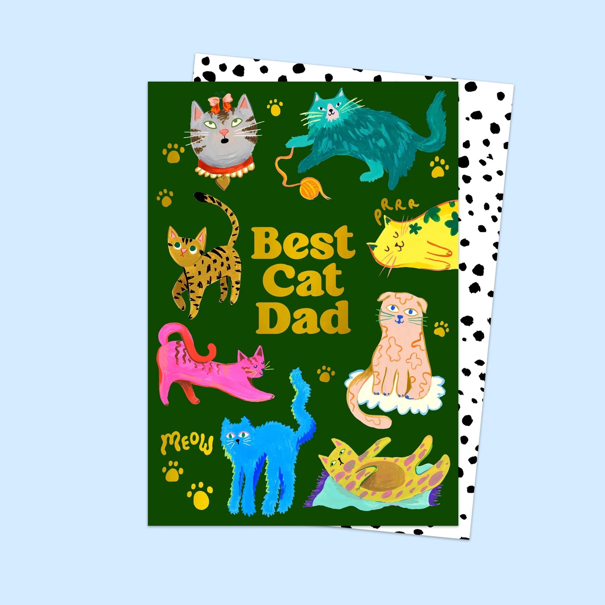 BEST CAT DAD | CARD BY ELEANOR BOWMER - OTHERLETTERS