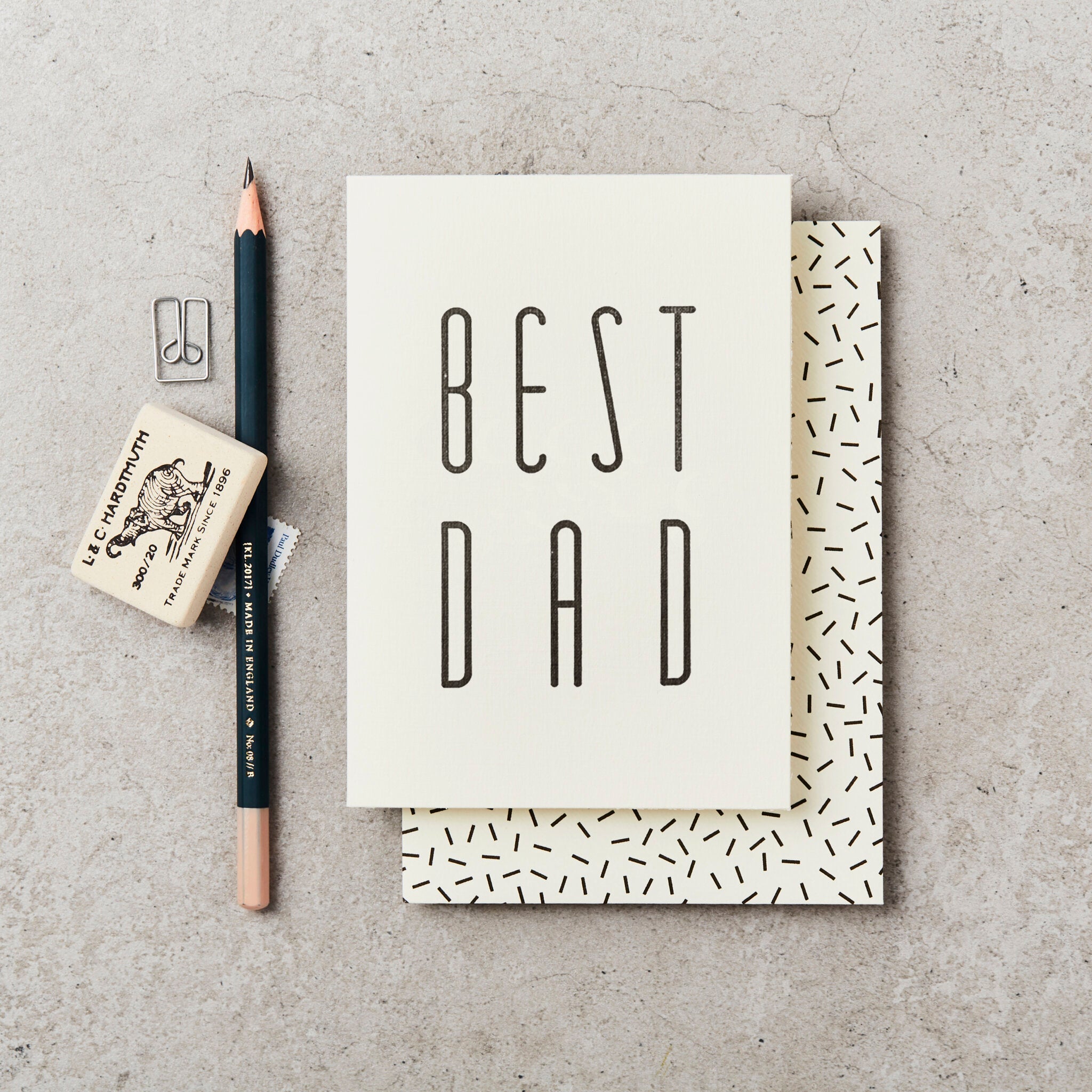 BEST DAD | CARD BY KATIE LEAMON - OTHERLETTERS