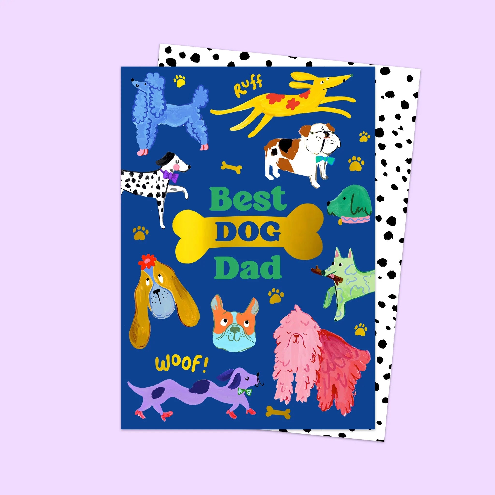 BEST DOG DAD | CARD BY ELEANOR BOWMER - OTHERLETTERS