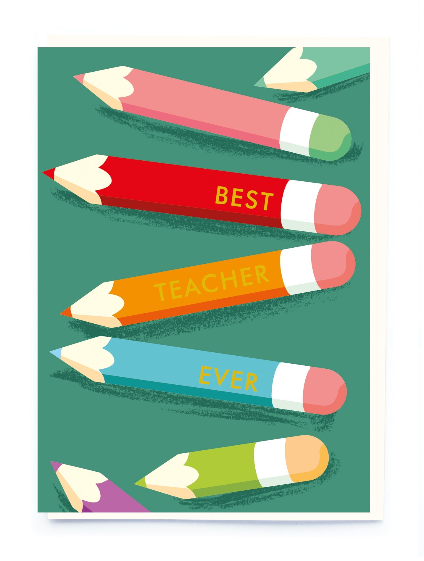 BEST TEACHER PENS | CARD BY NOI - OTHERLETTERS