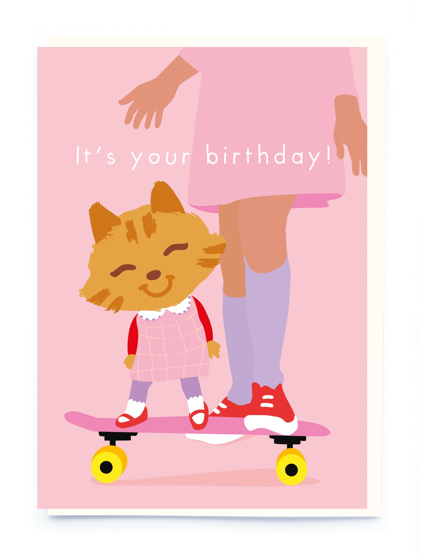 BIRTHDAY SKATEBOARD KITTY | CARD BY NOI - OTHERLETTERS