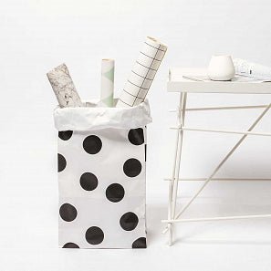 BLACK DOT BLOCK BOTTOM BAG | L - OTHERLETTERS