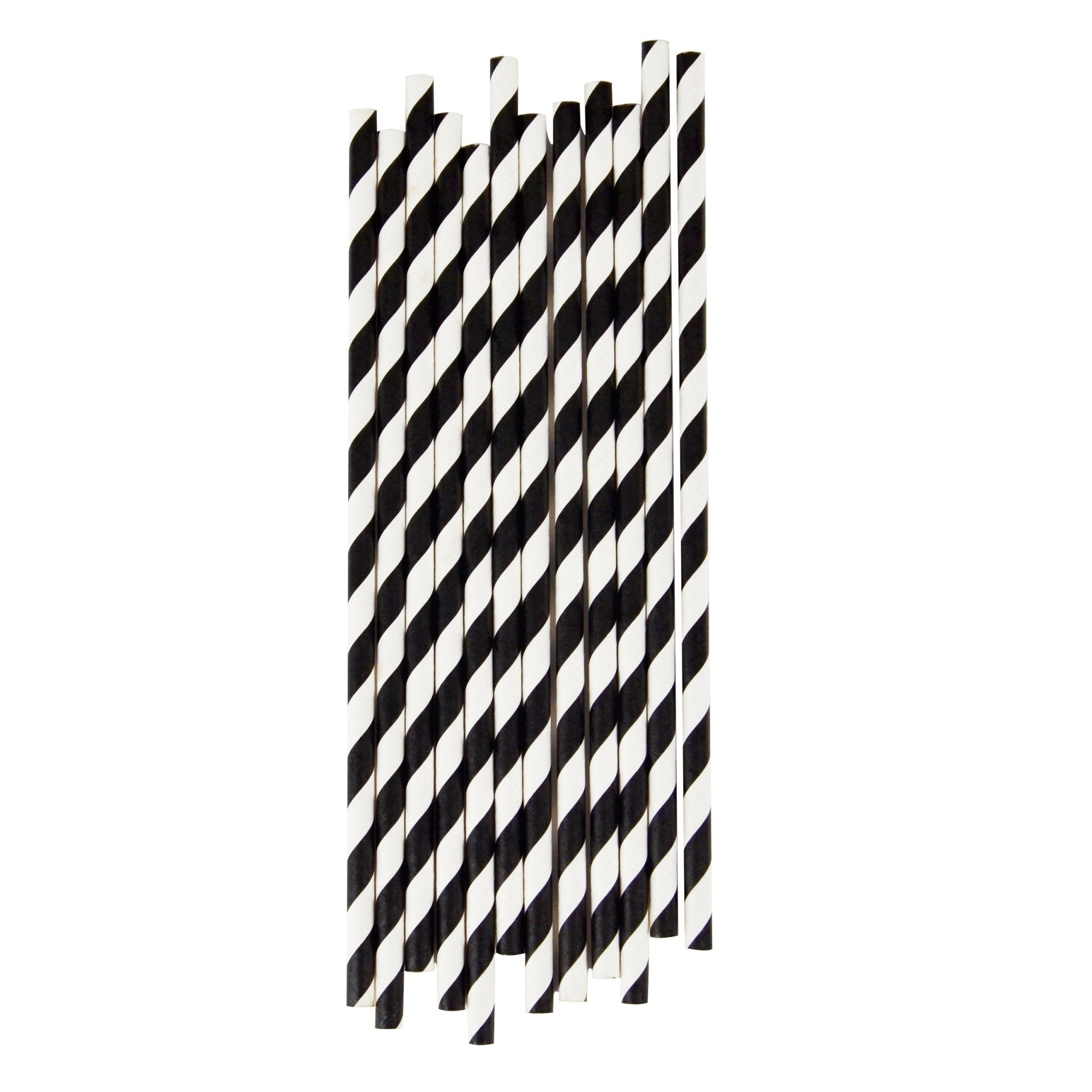 BLACK STRIPES | PAPER STRAWS - OTHERLETTERS