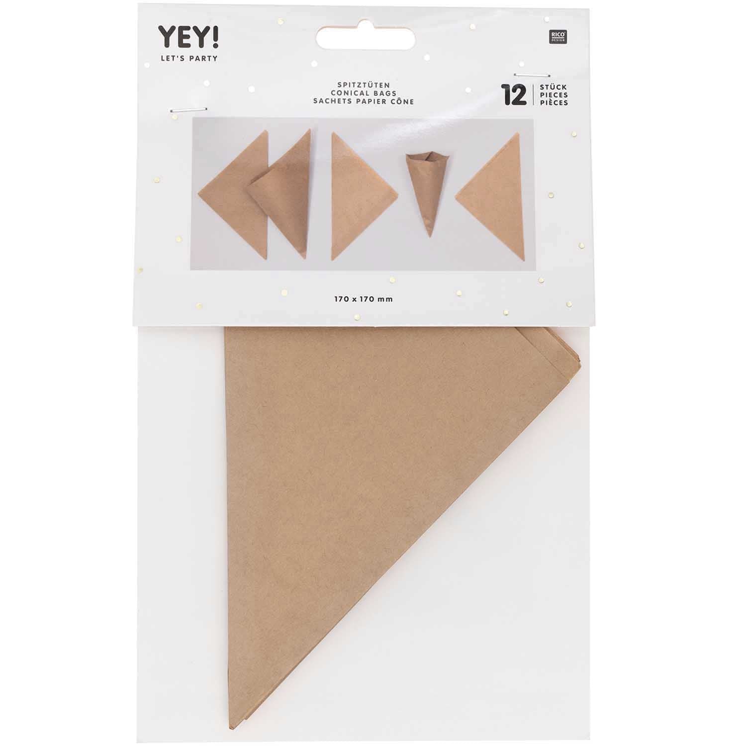 CONICAL BROWN BAGS - OTHERLETTERS
