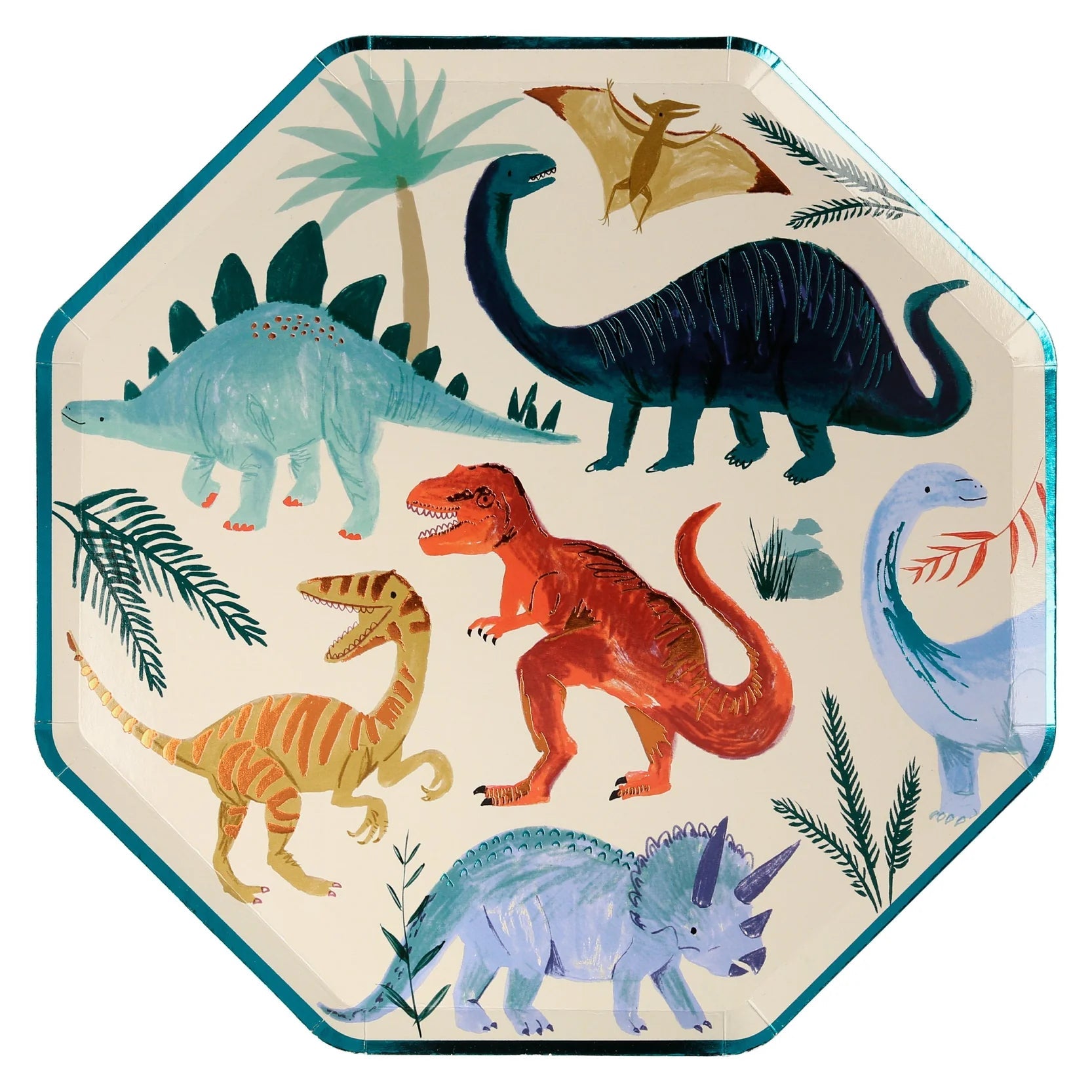 DINOSAUR KINGDON LARGE PLATES - OTHERLETTERS