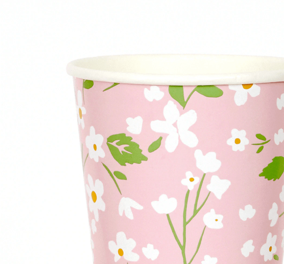 DITSY FLORAL PAPER CUPS - OTHERLETTERS