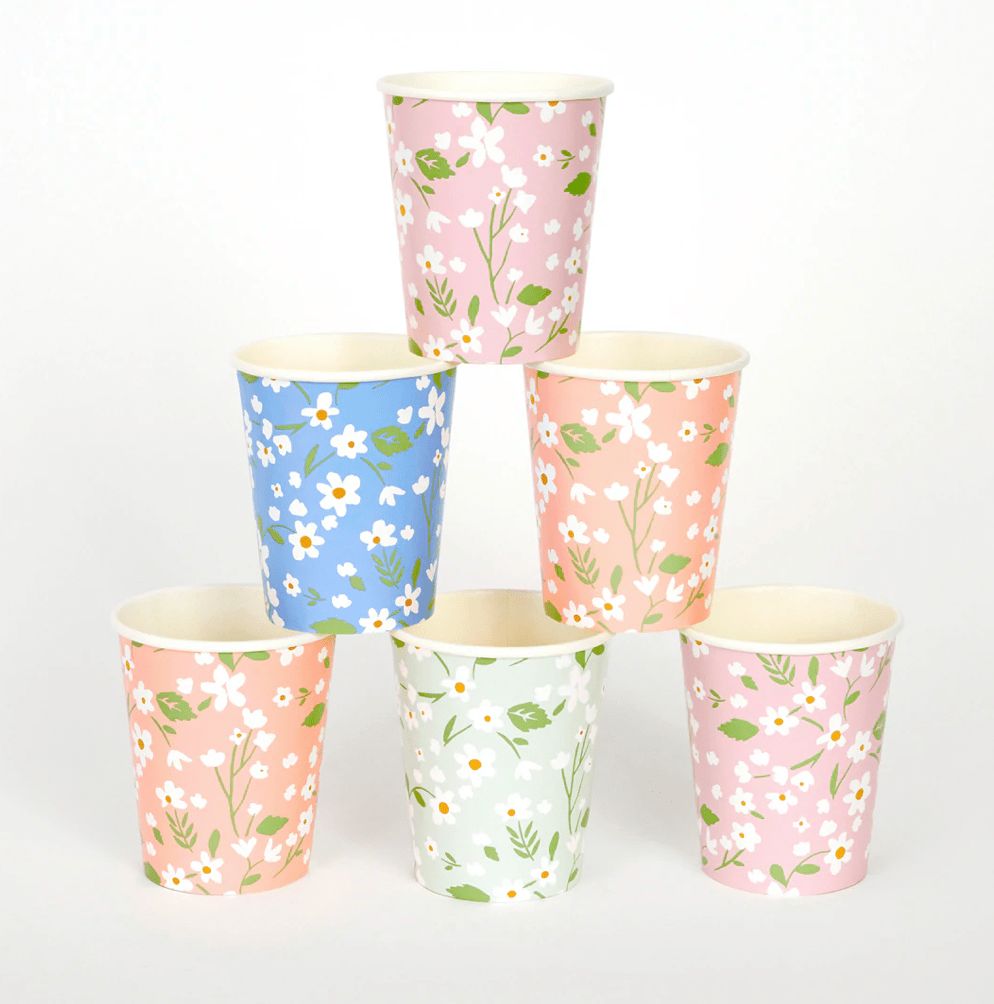 DITSY FLORAL PAPER CUPS - OTHERLETTERS