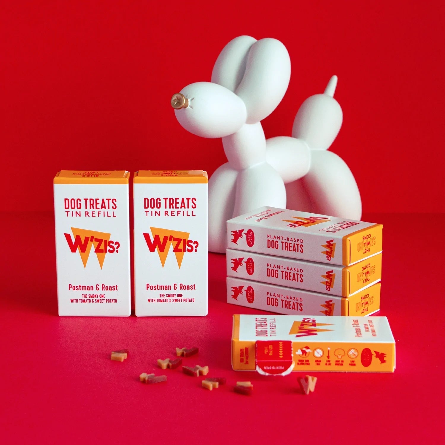 DOG TREAT TIN REFILLS | POSTMAN & ROAST - OTHERLETTERS