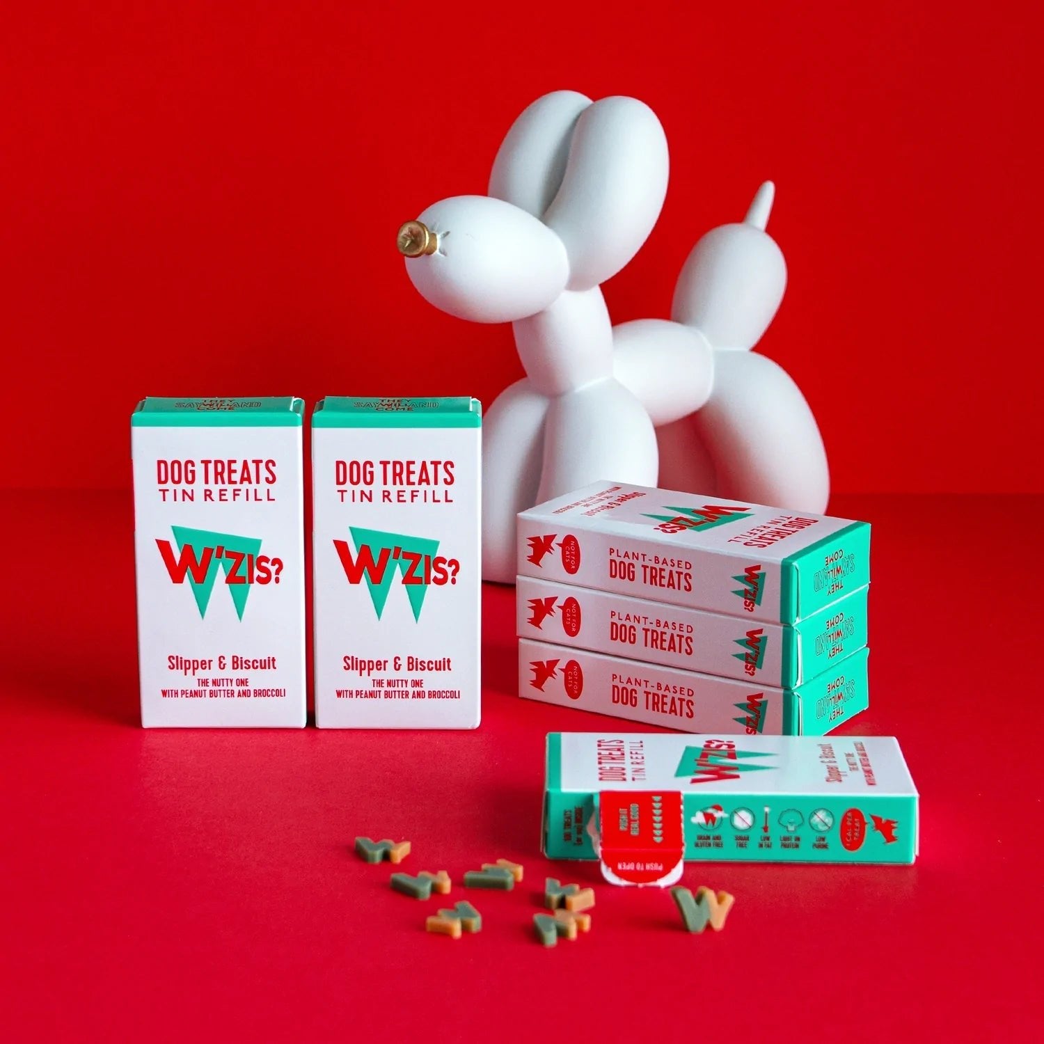 DOG TREATS TIN REFILL | SLIPPER & BISCUIT - OTHERLETTERS