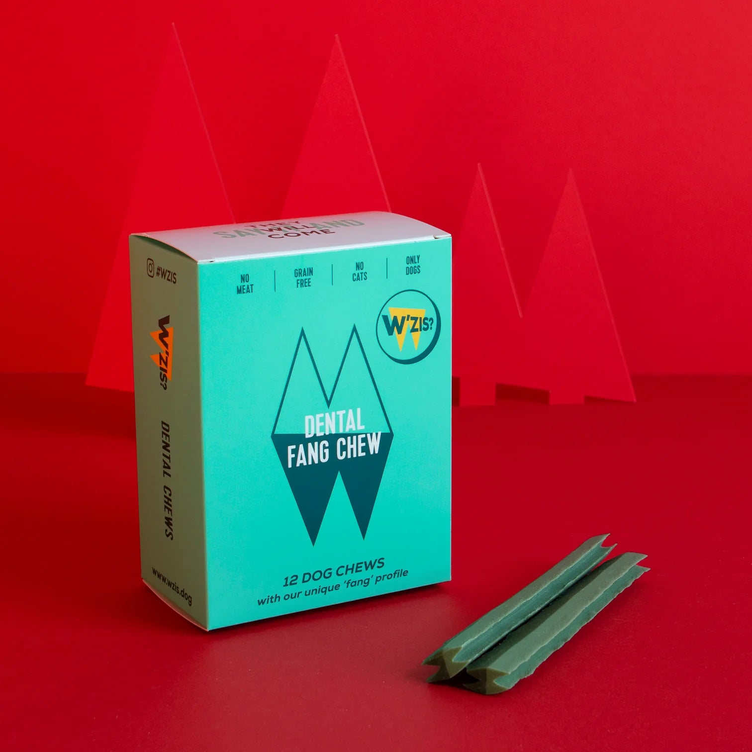 FRUITY FRESH FANG CHEWS DOG DENTAL STICKS - OTHERLETTERS