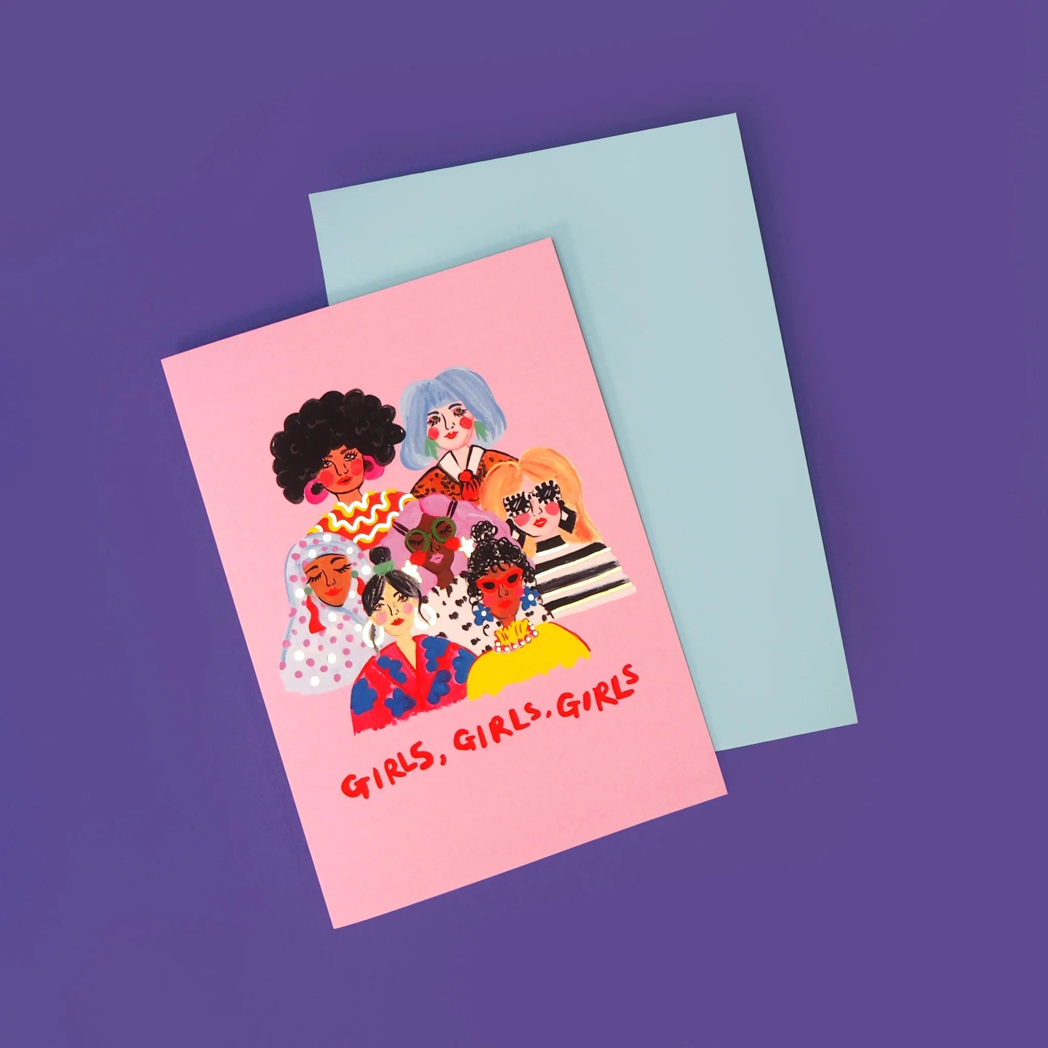 GIRLS, GIRLS, GIRLS | CARD BY ELEANOR BOWMER - OTHERLETTERS