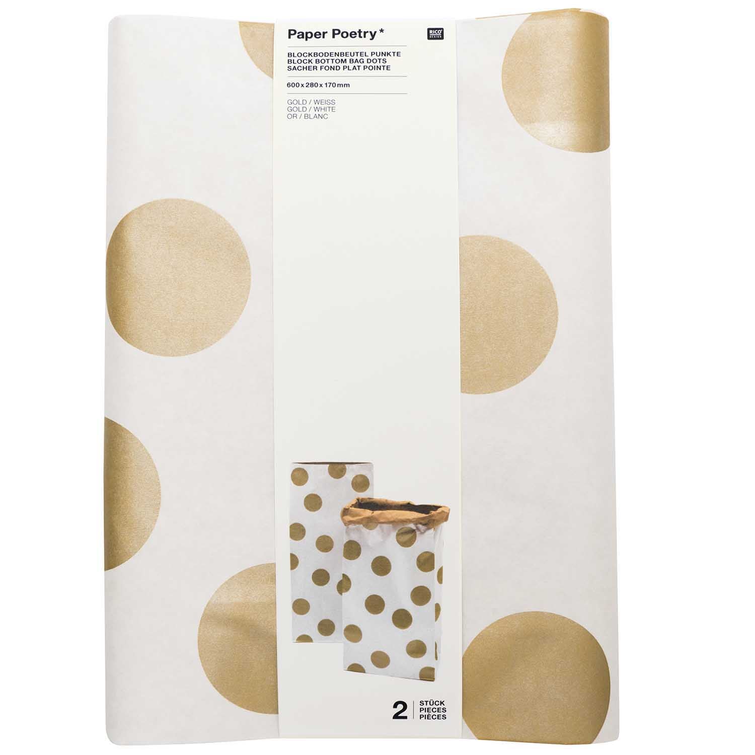 GOLD DOT BLOCK BOTTOM BAG | L - OTHERLETTERS