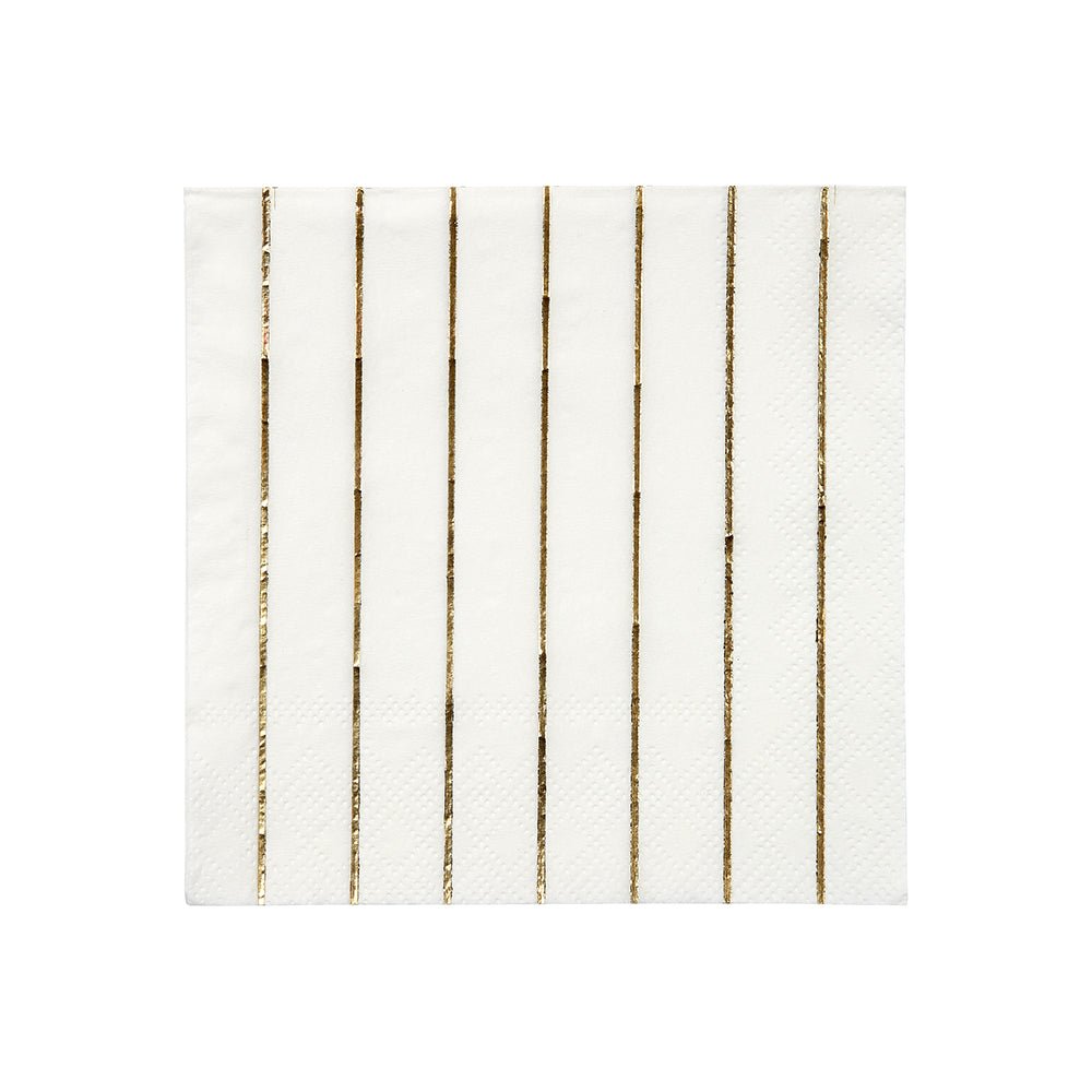 GOLD STRIPED | SMALL NAPKINS - OTHERLETTERS