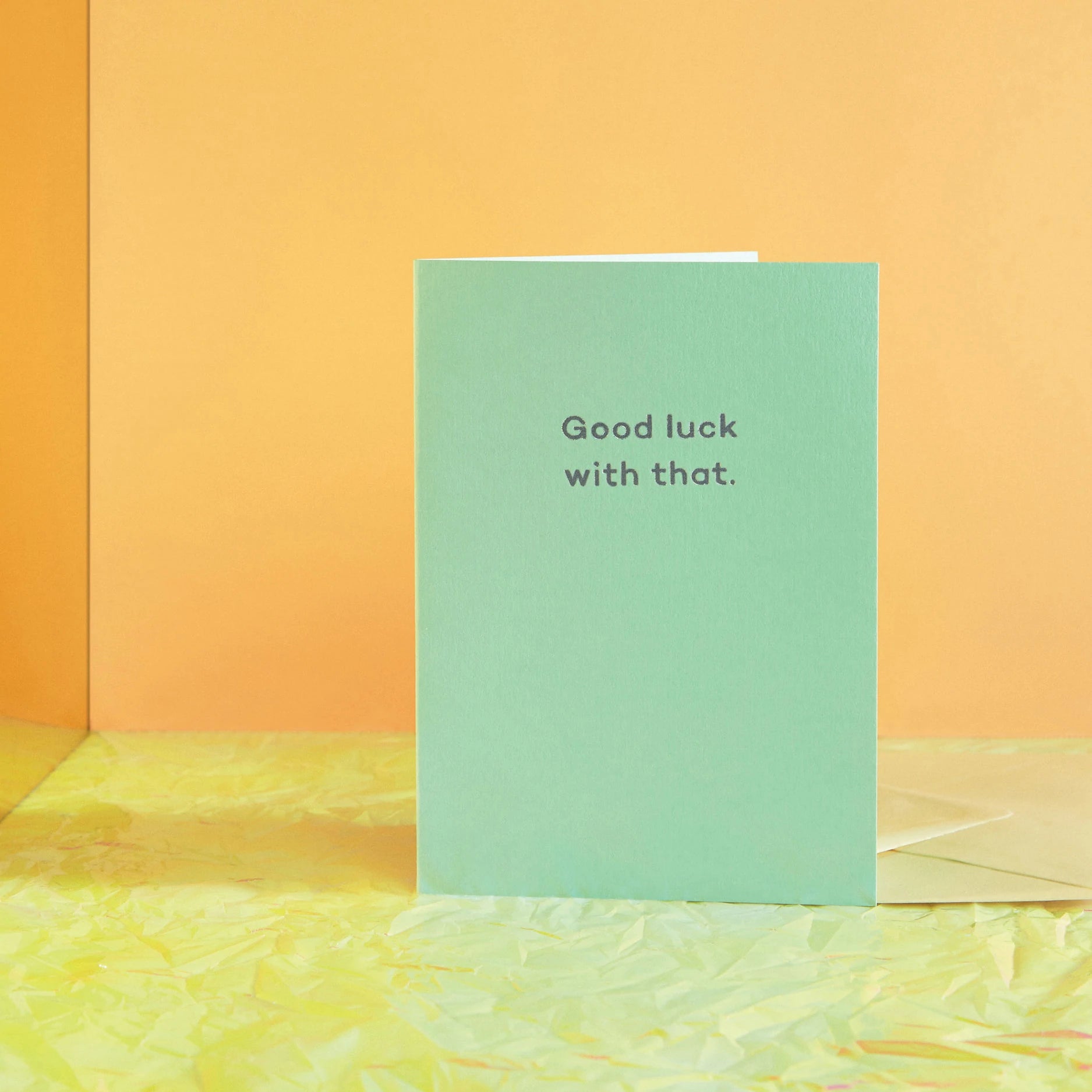 GOOD LUCK WITH THAT | CARD BY MEAN MAIL - OTHERLETTERS