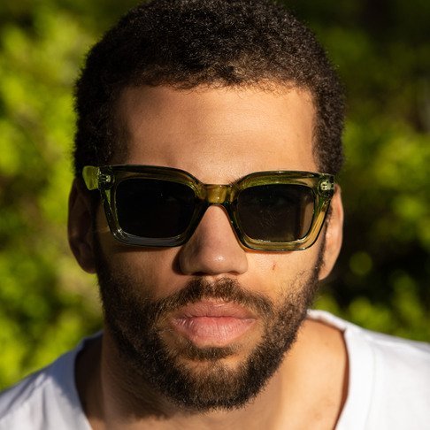 GREEN "ANNA" SUNGLASSES BY CHPO - OTHERLETTERS