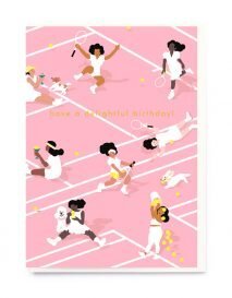 HAVE A DELIGHTFUL BIRTHDAY (TENNIS) | CARD BY NOI - OTHERLETTERS