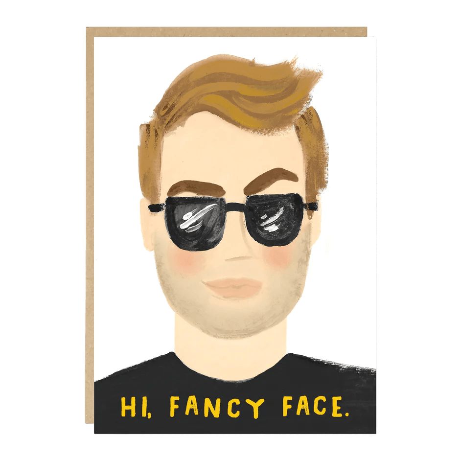 HI FANCY FACE | CARD BY JADE FISHER - OTHERLETTERS