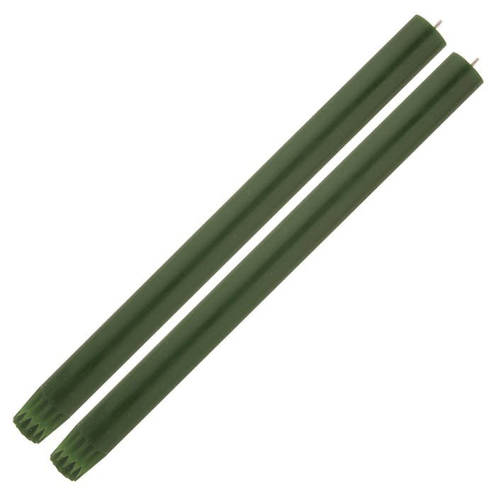 HOLLY LEAF DINING CANDLES (PAIR) - OTHERLETTERS