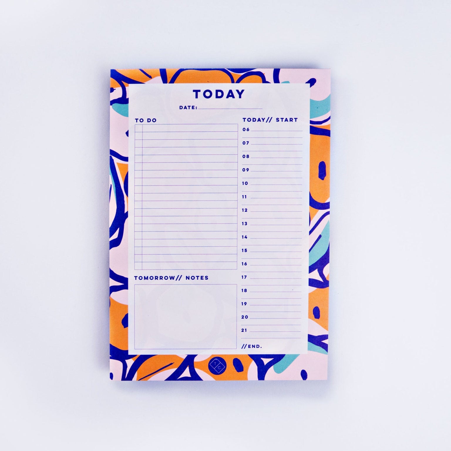 INKY FLOWER DAILY PLANNER PAD - OTHERLETTERS