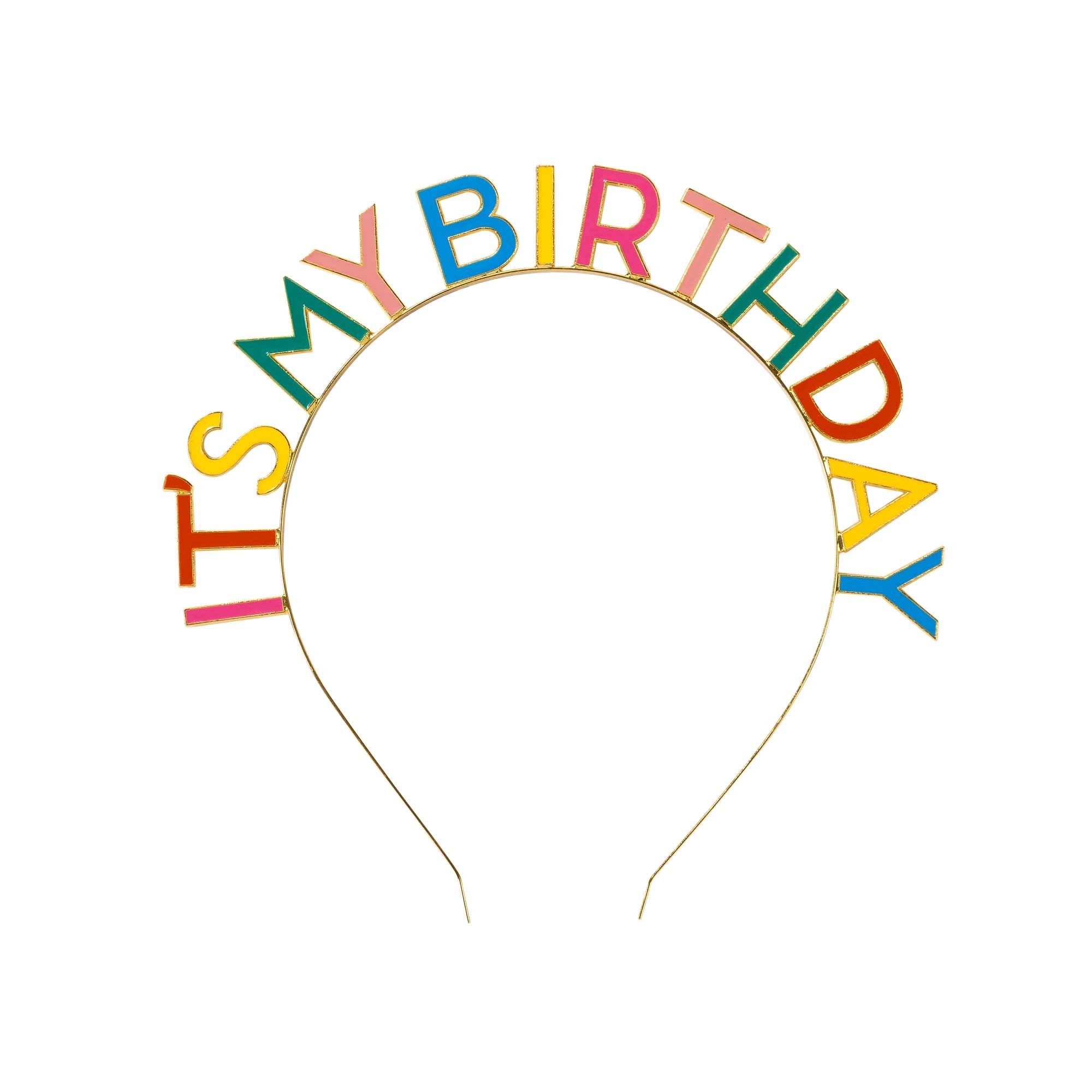IT'S MY BIRTHDAY HEADBAND | MULTI - OTHERLETTERS