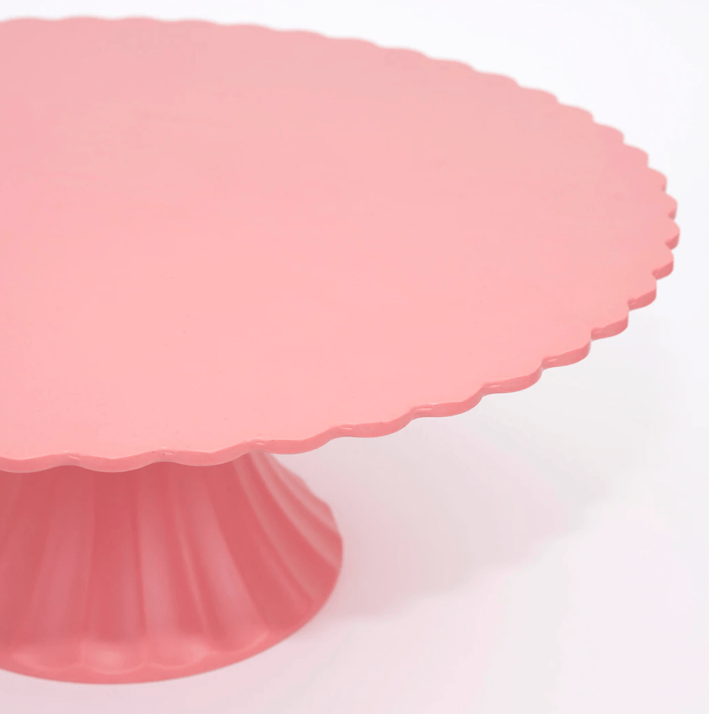 LARGE PINK BAMBOO CAKE STAND - OTHERLETTERS