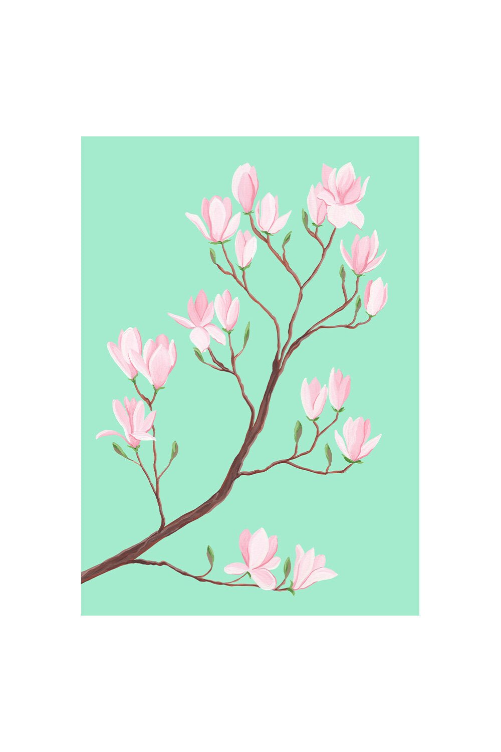 MAGNOLIA TREE | CARD BY STENGUN DRAWINGS - OTHERLETTERS
