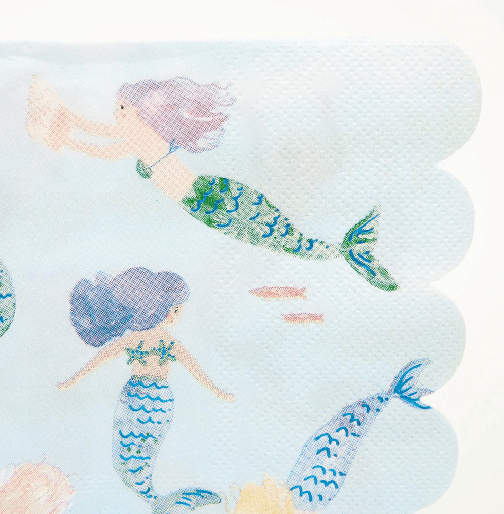 MERMAIDS SWIMMING NAPKINS - OTHERLETTERS