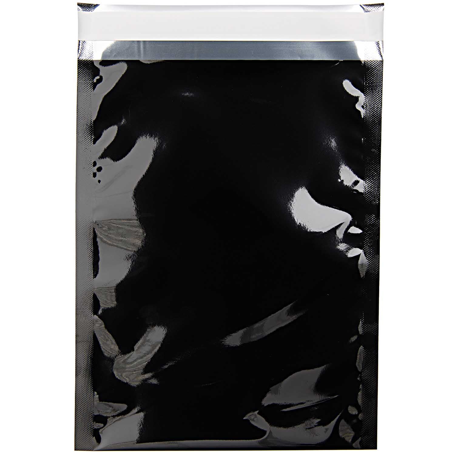 METALLIC MAILING BAGS BLACK - OTHERLETTERS