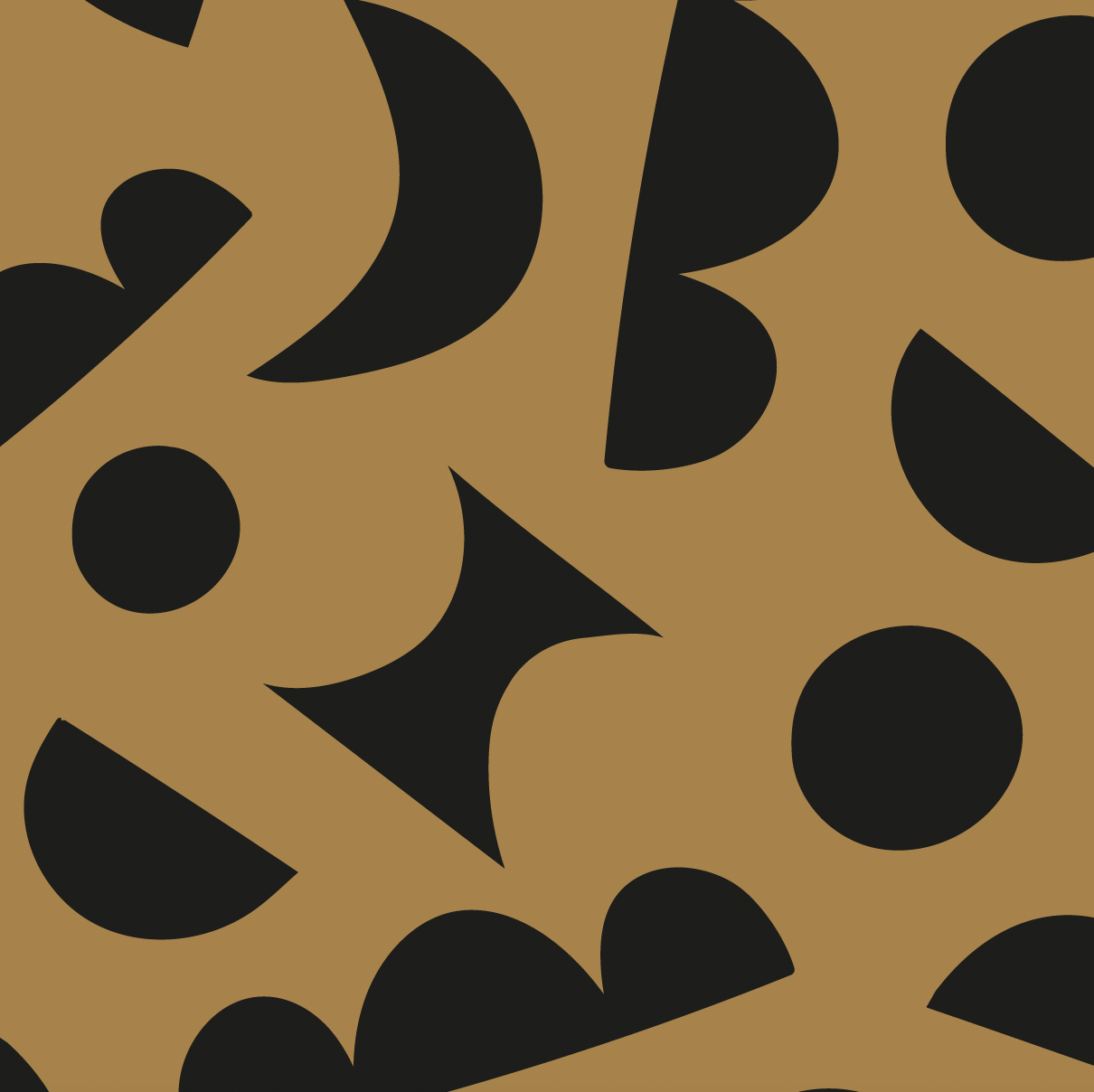 ODD SHAPES WRAP | TURMERIC | 3 SHEETS - OTHERLETTERS