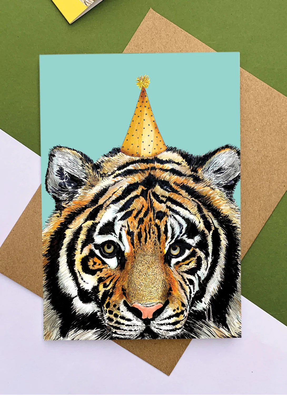 PARTY HAT LION | CARD BY MAX MADE ME - OTHERLETTERS