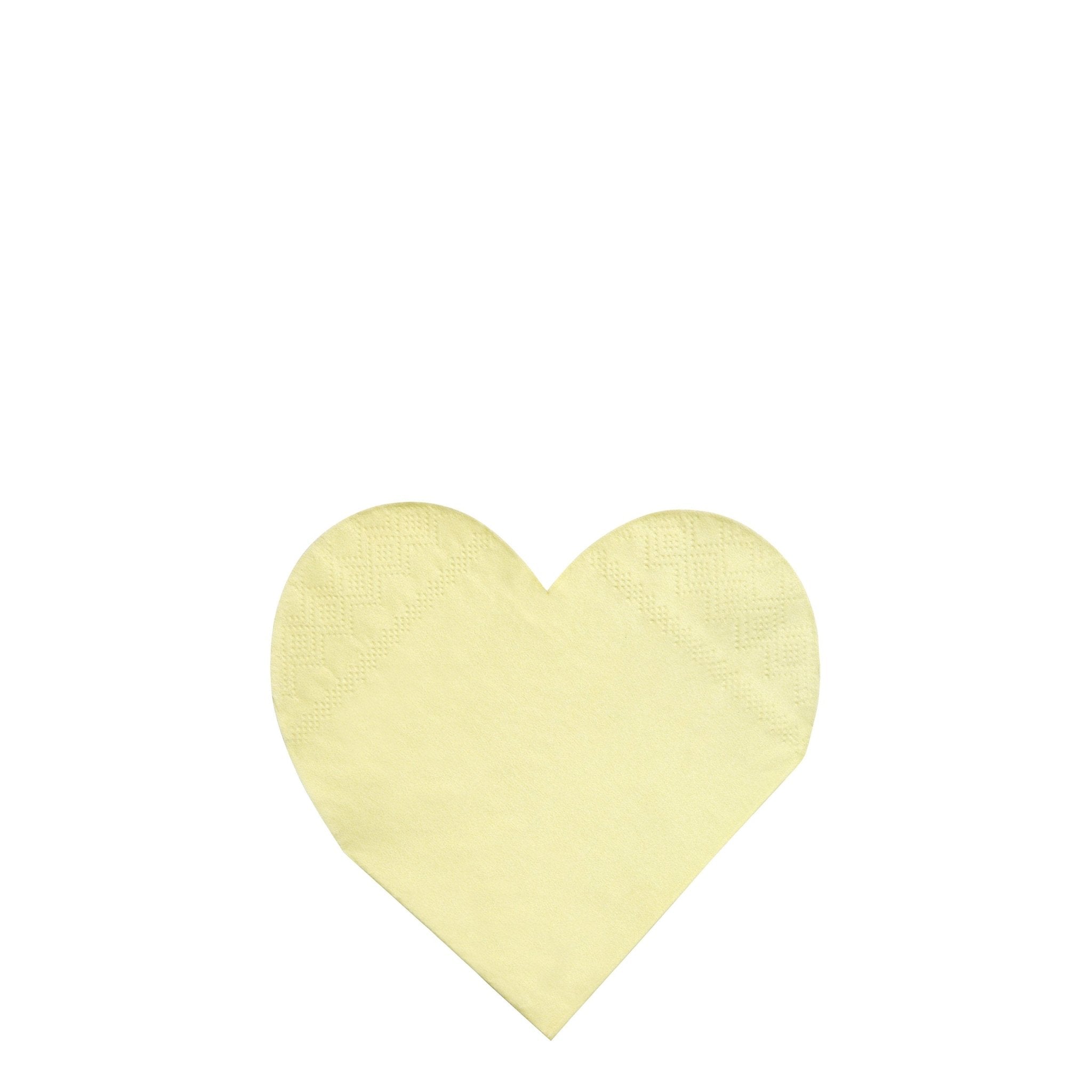 PARTY PALETTE HEART NAPKINS - OTHERLETTERS