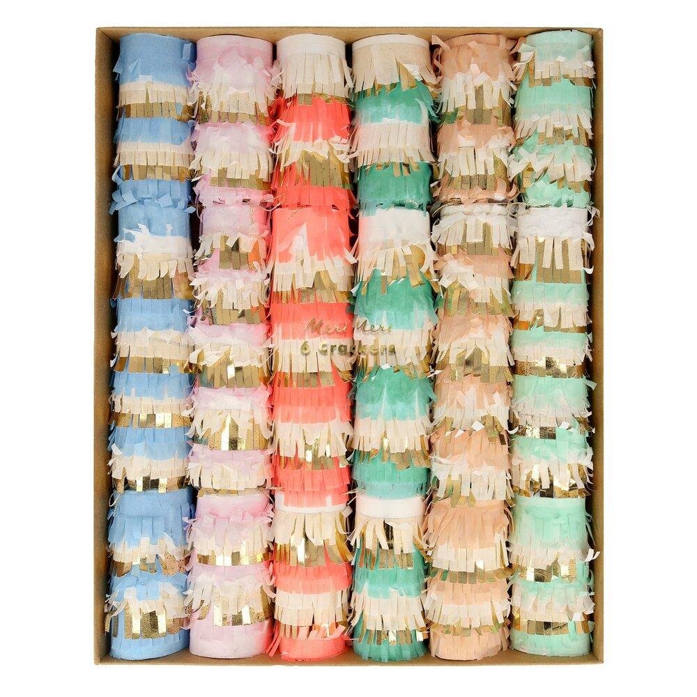 PASTEL FRINGE CRACKERS - OTHERLETTERS