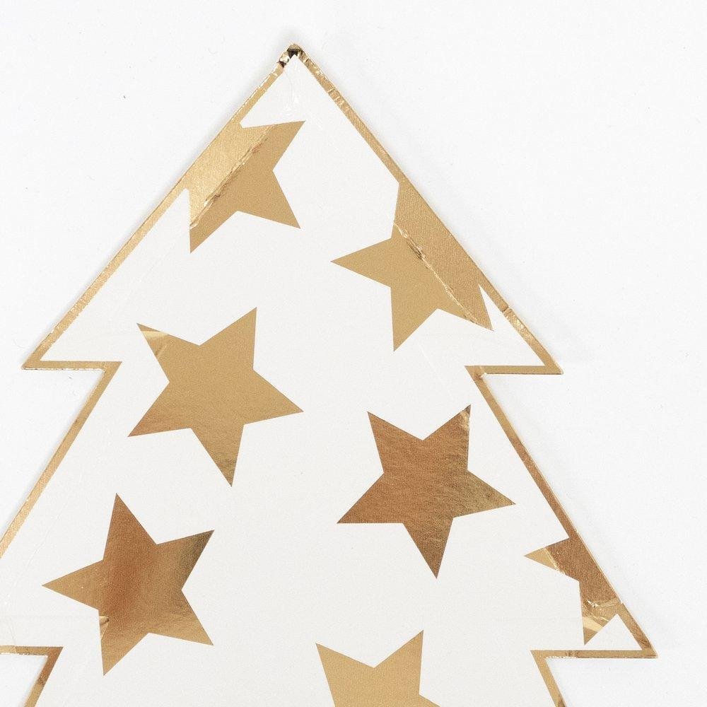 PATTERNED CHRISTMAS TREE | PAPER PLATES - OTHERLETTERS