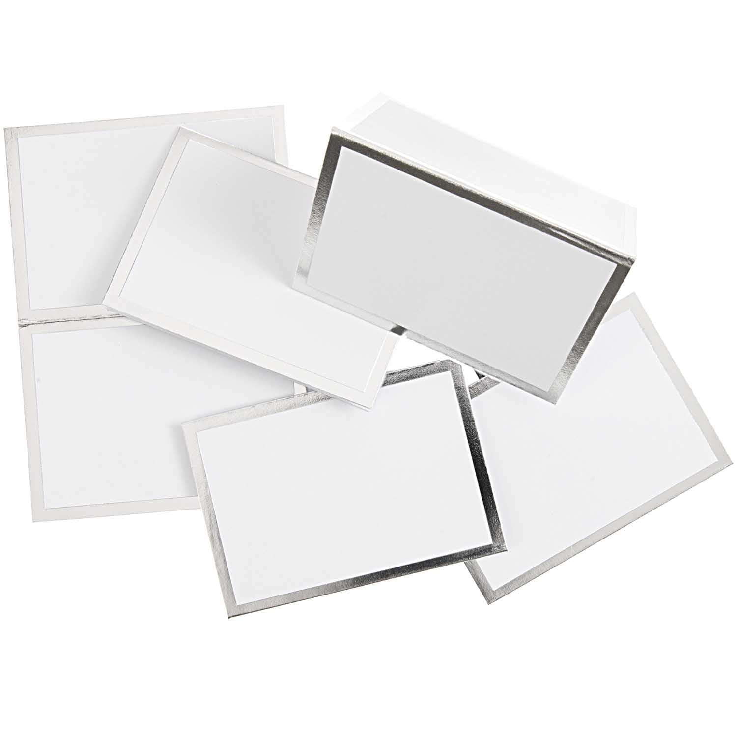 PLACE CARDS | SILVER EDGE - OTHERLETTERS