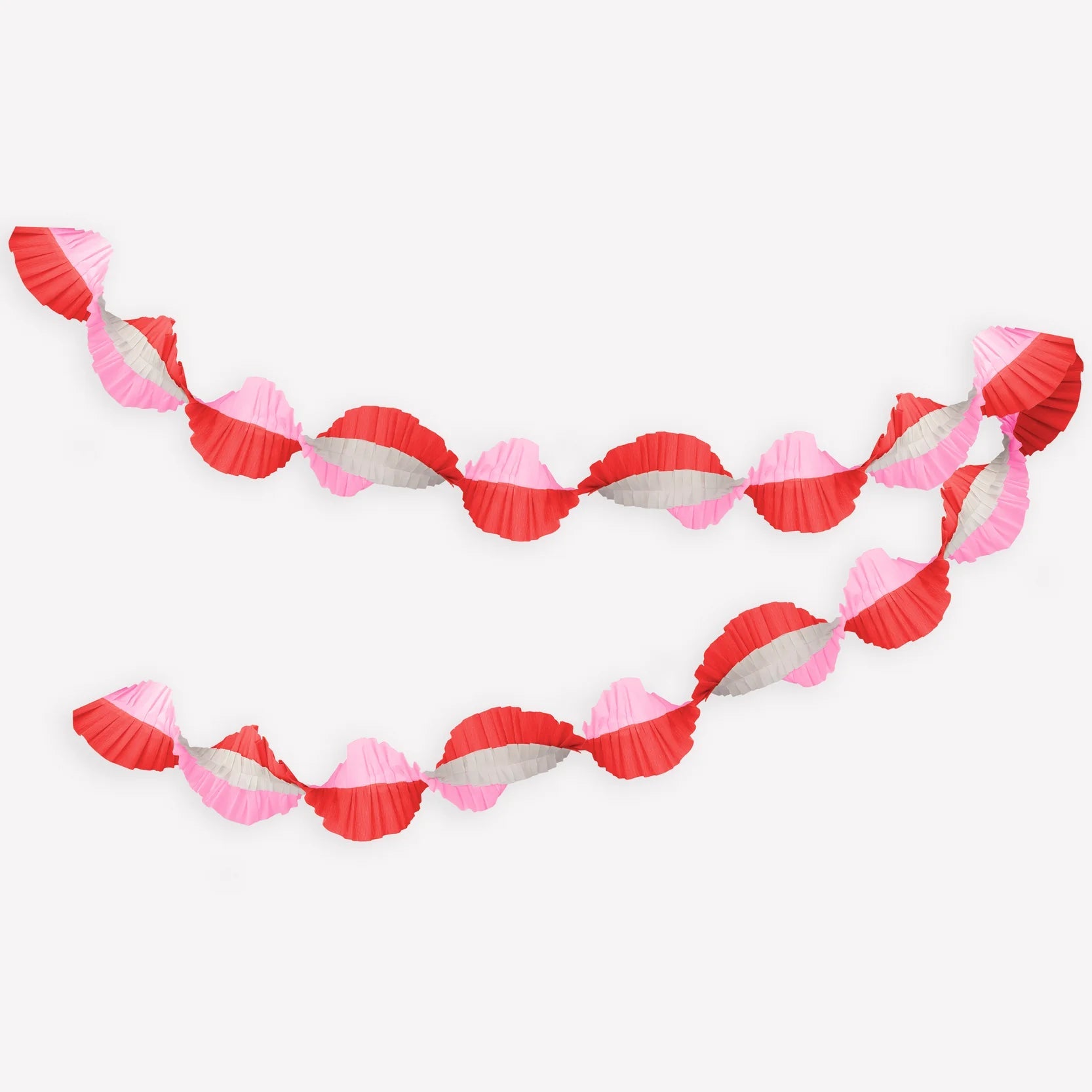 RED AND PINK STITCHED STREAMER - OTHERLETTERS