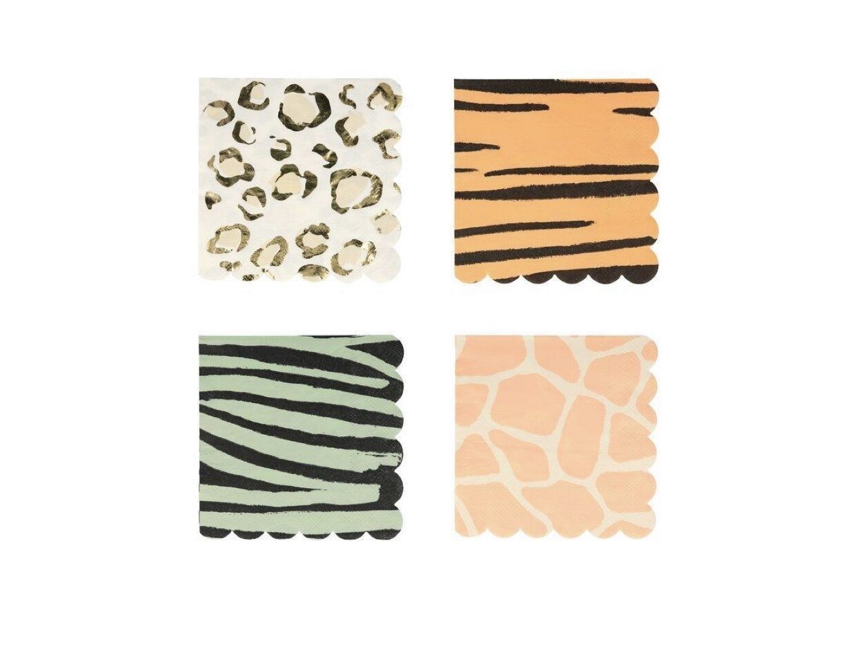 SAFARI ANIMAL PRINT | NAPKINS - OTHERLETTERS