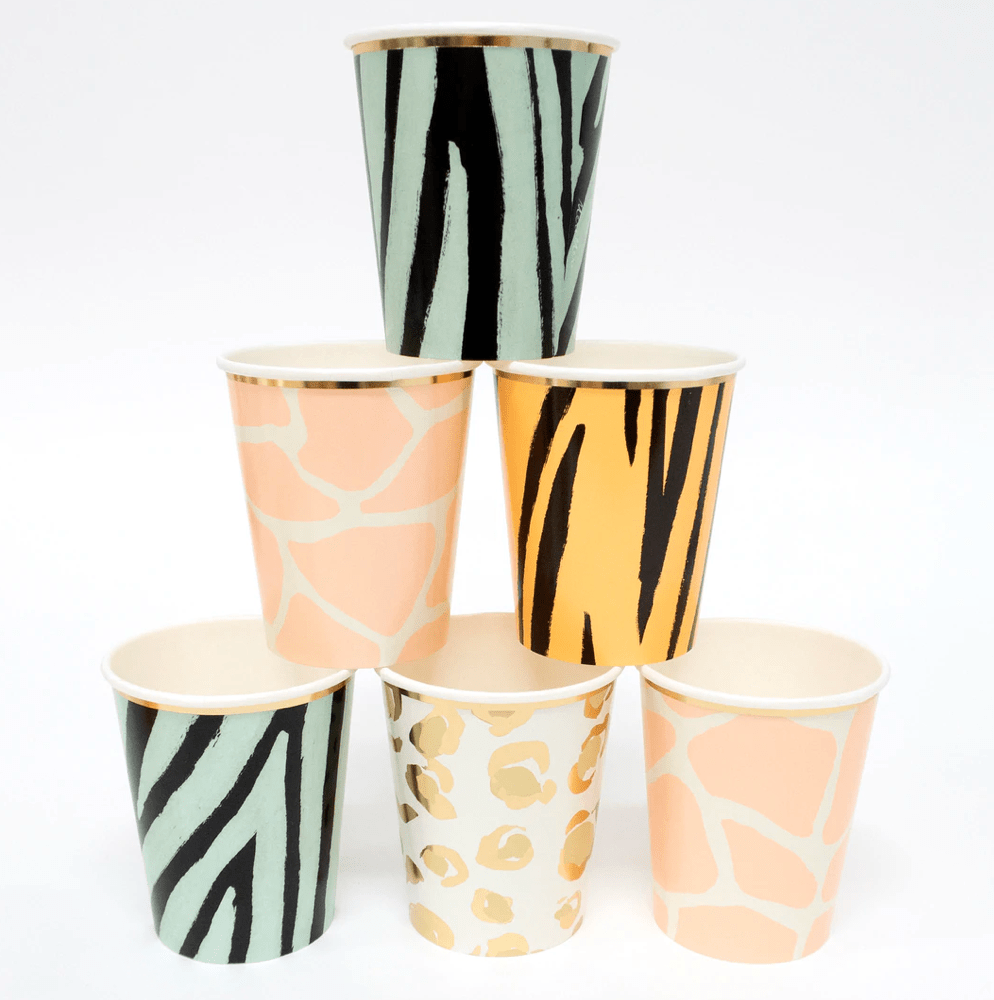 SAFARI ANIMAL PRINT | PAPER CUPS - OTHERLETTERS