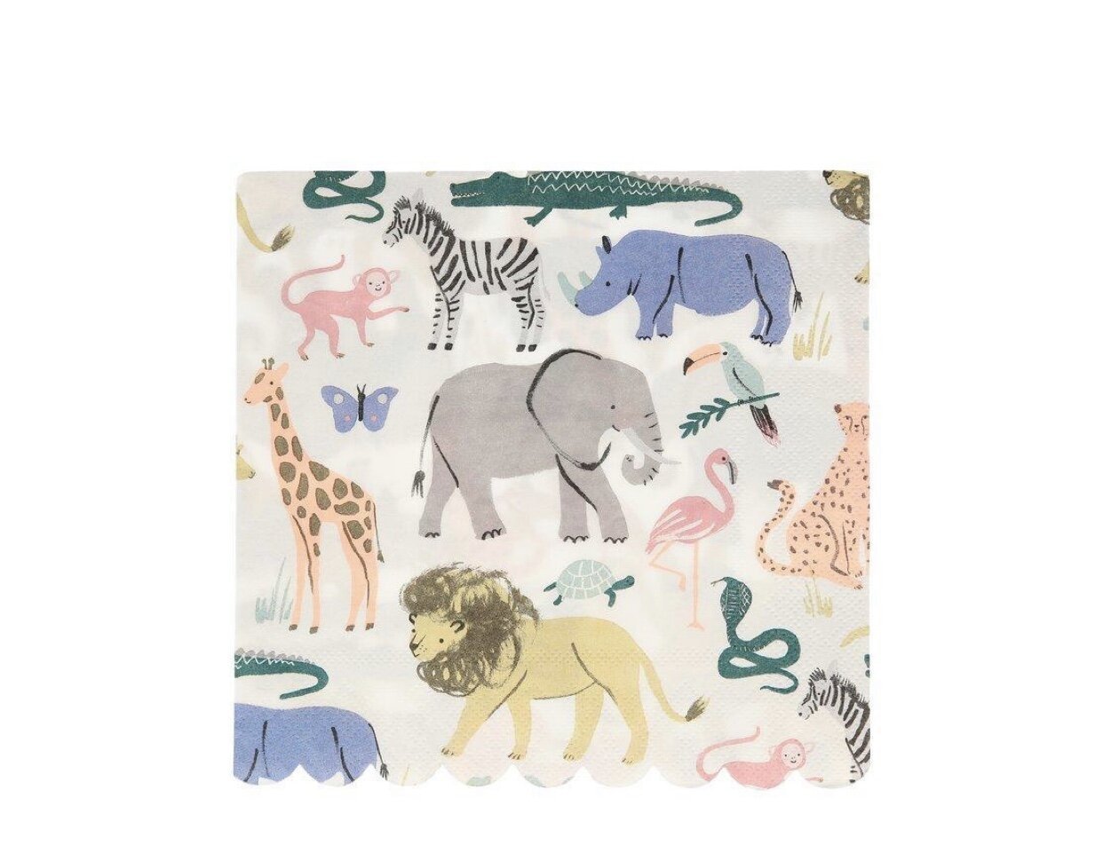 SAFARI ANIMALS | NAPKINS - OTHERLETTERS