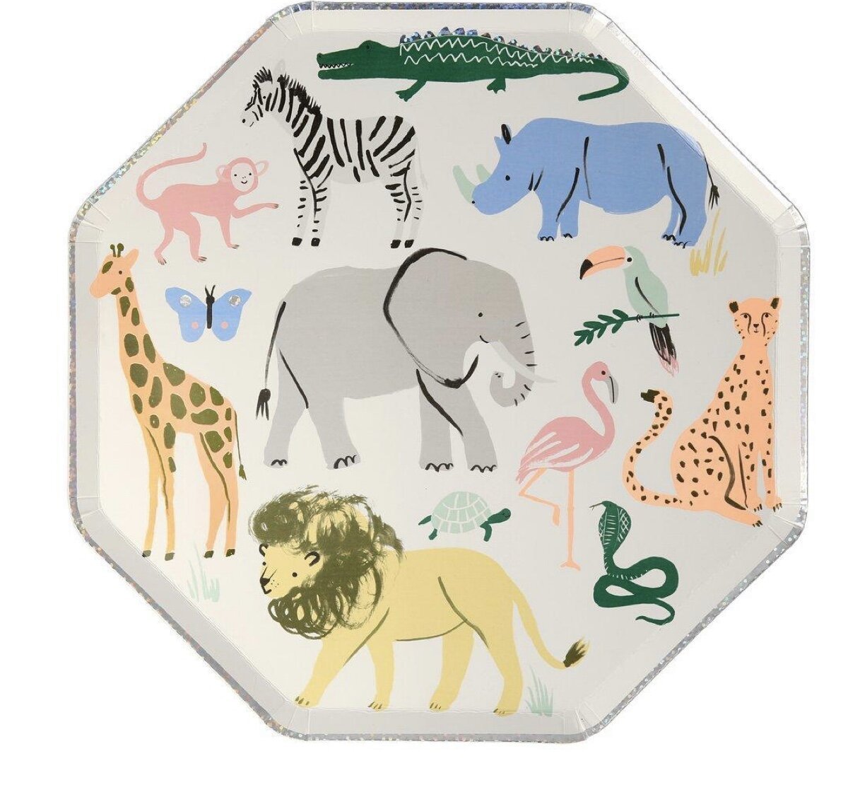 SAFARI ANIMALS | PAPER PLATES - OTHERLETTERS
