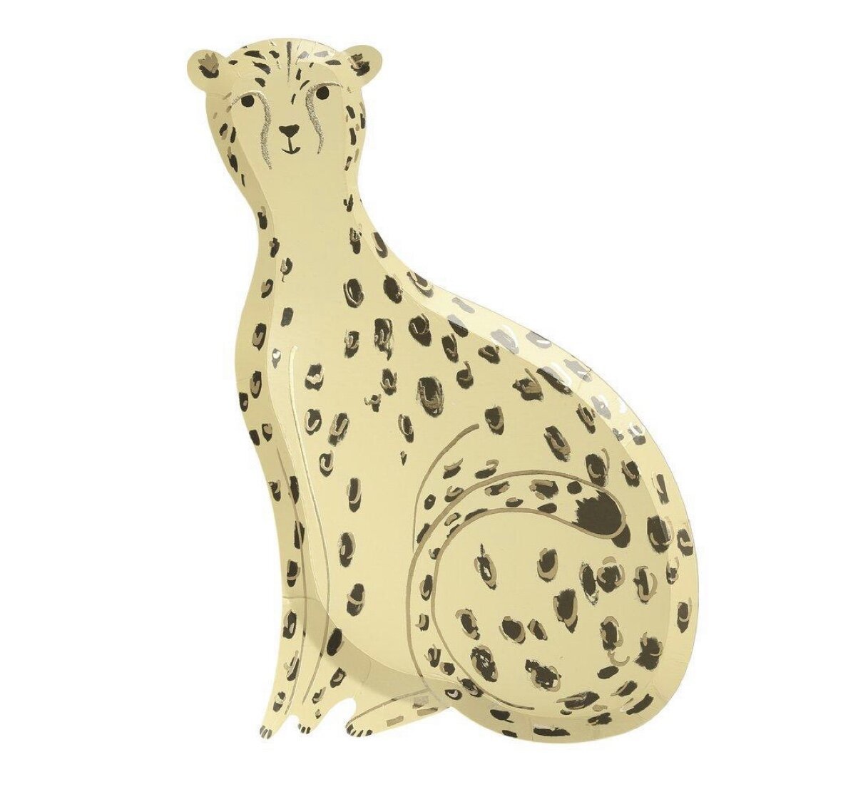 SAFARI CHEETAH | PAPER PLATES - OTHERLETTERS