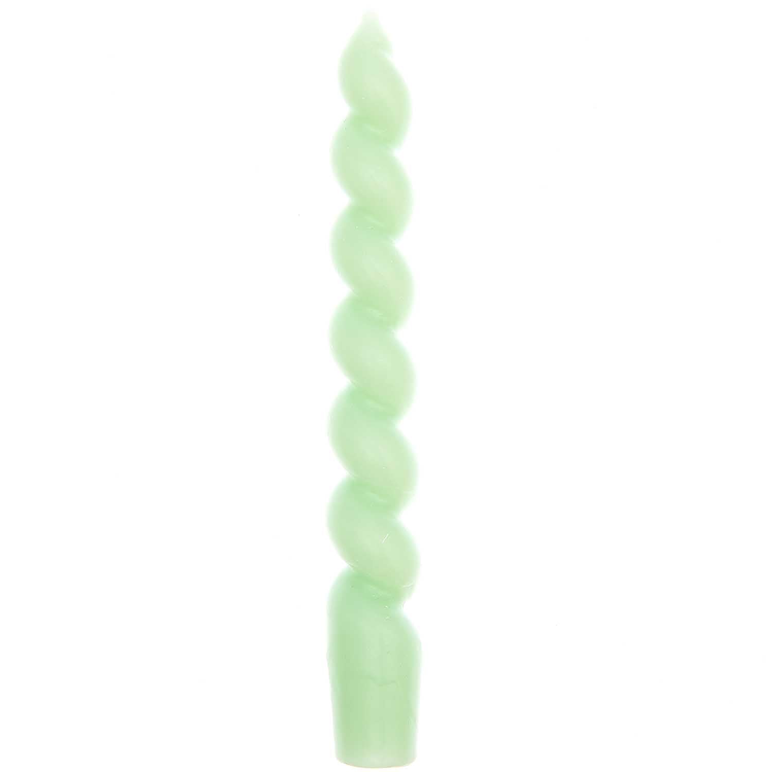 SHORT SPIRAL CANDLE | MINT - OTHERLETTERS