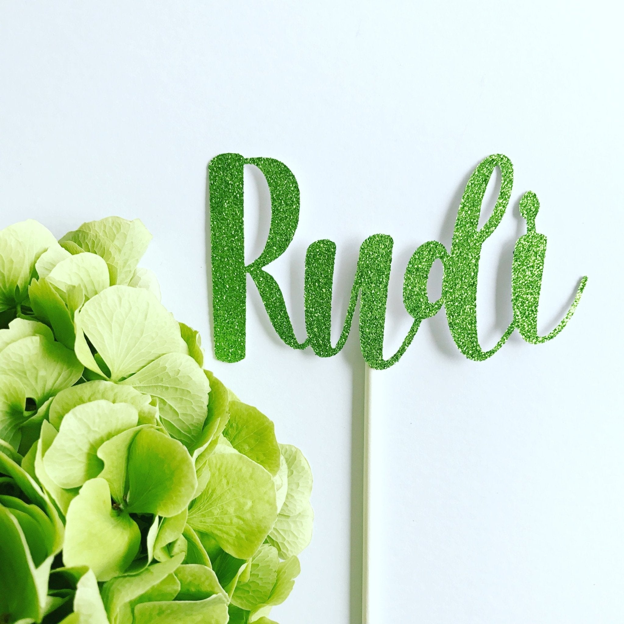 SINGLE NAME | CAKE TOPPER | NANCY FONT - OTHERLETTERS