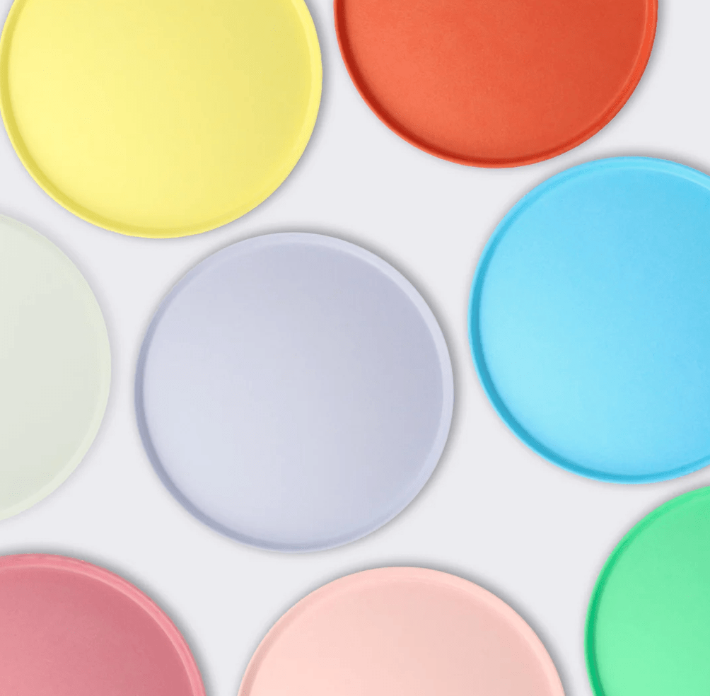 SMALL BRIGHT MIX COMPOSTABLE PLATES - OTHERLETTERS