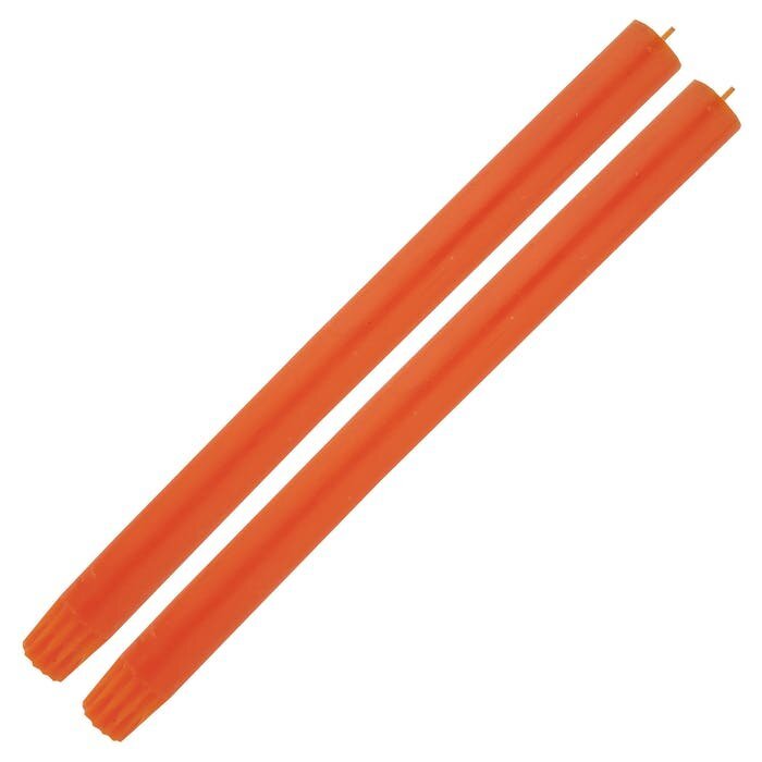 TANGERINE DINING CANDLES (PAIR) - OTHERLETTERS