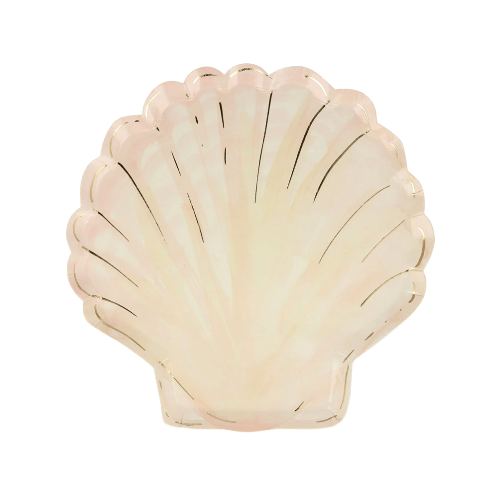 WATERCOLOUR CLAM SHELL | PAPER PLATES - OTHERLETTERS