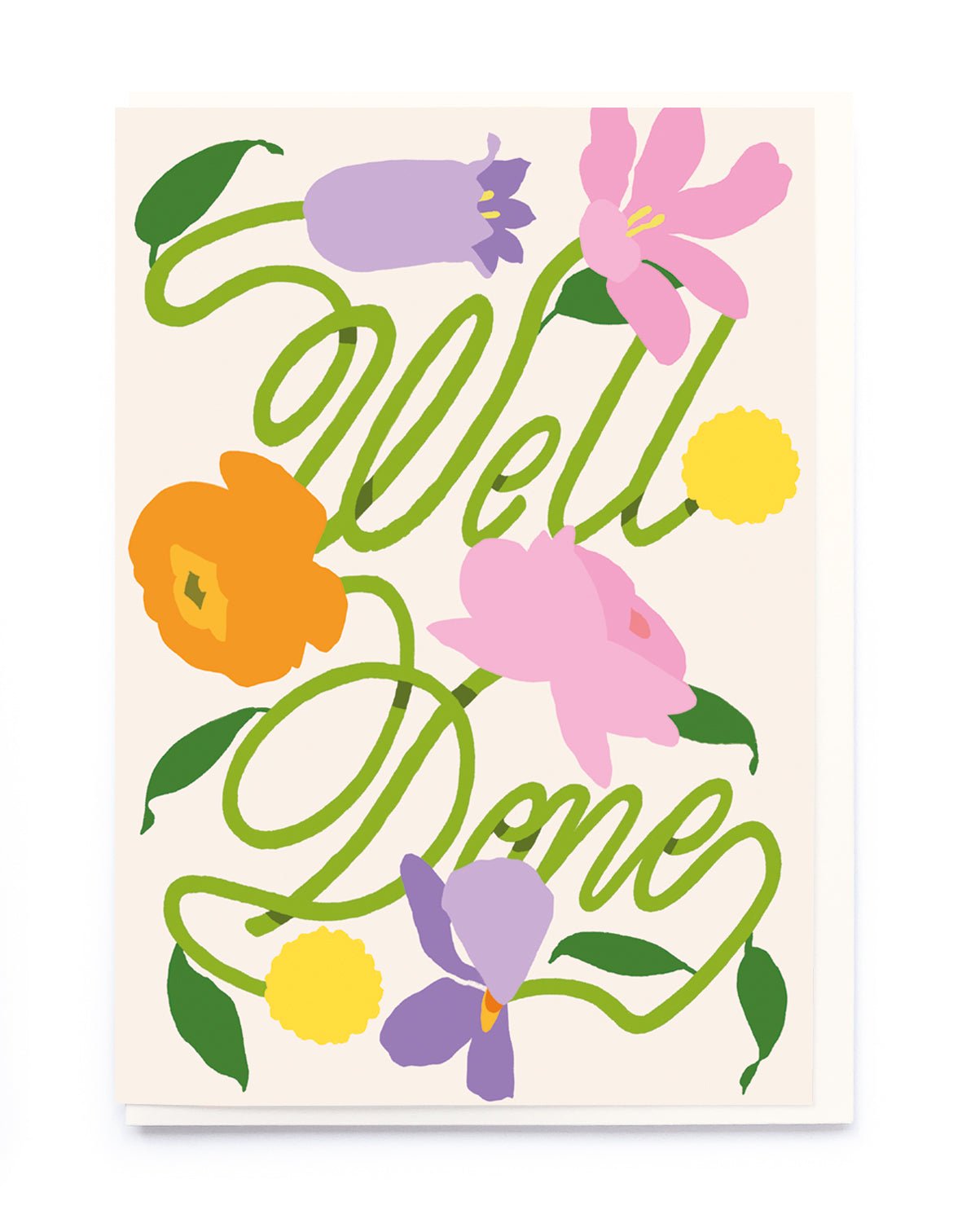 WELL DONE (FLOWERS) | CARD BY NOI - OTHERLETTERS