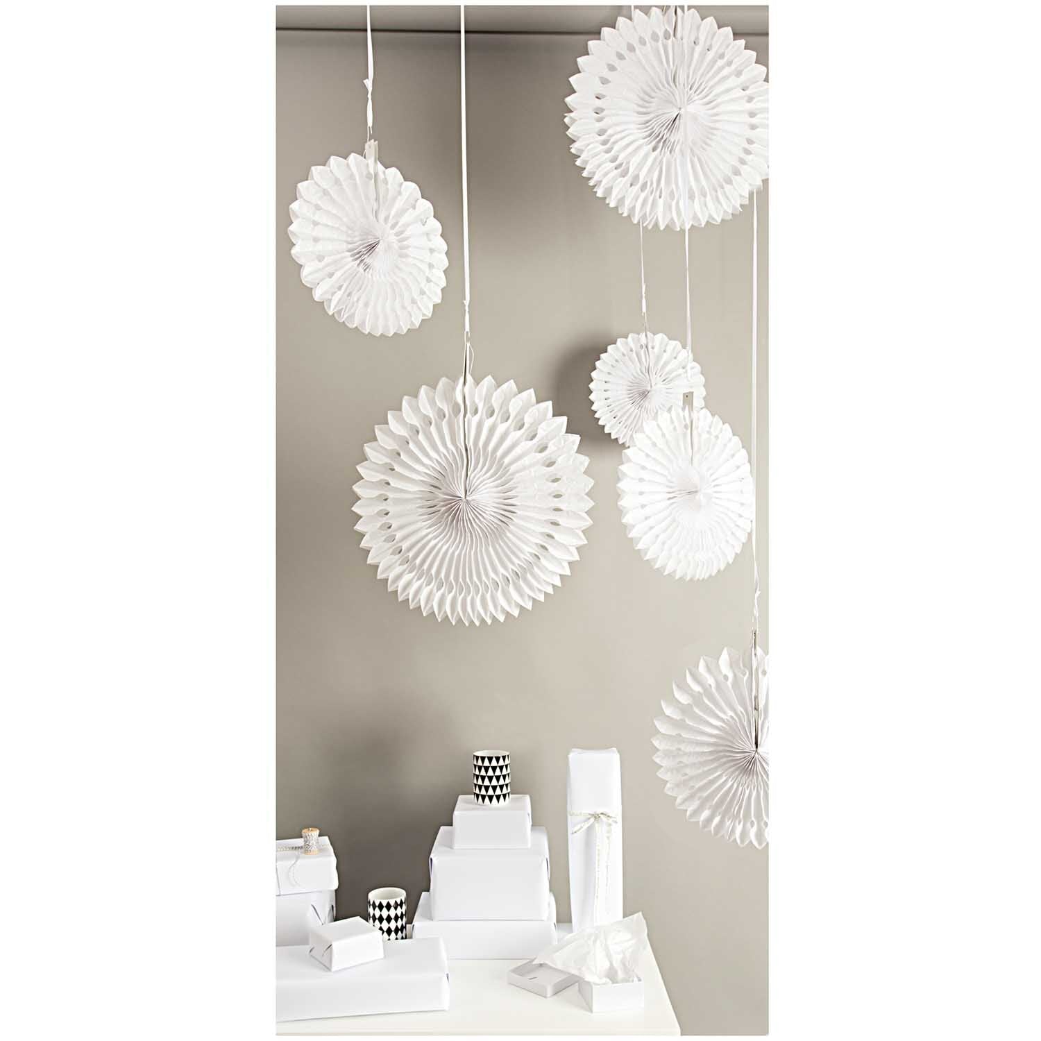 WHITE PAPER FANS | SET OF 3 - OTHERLETTERS