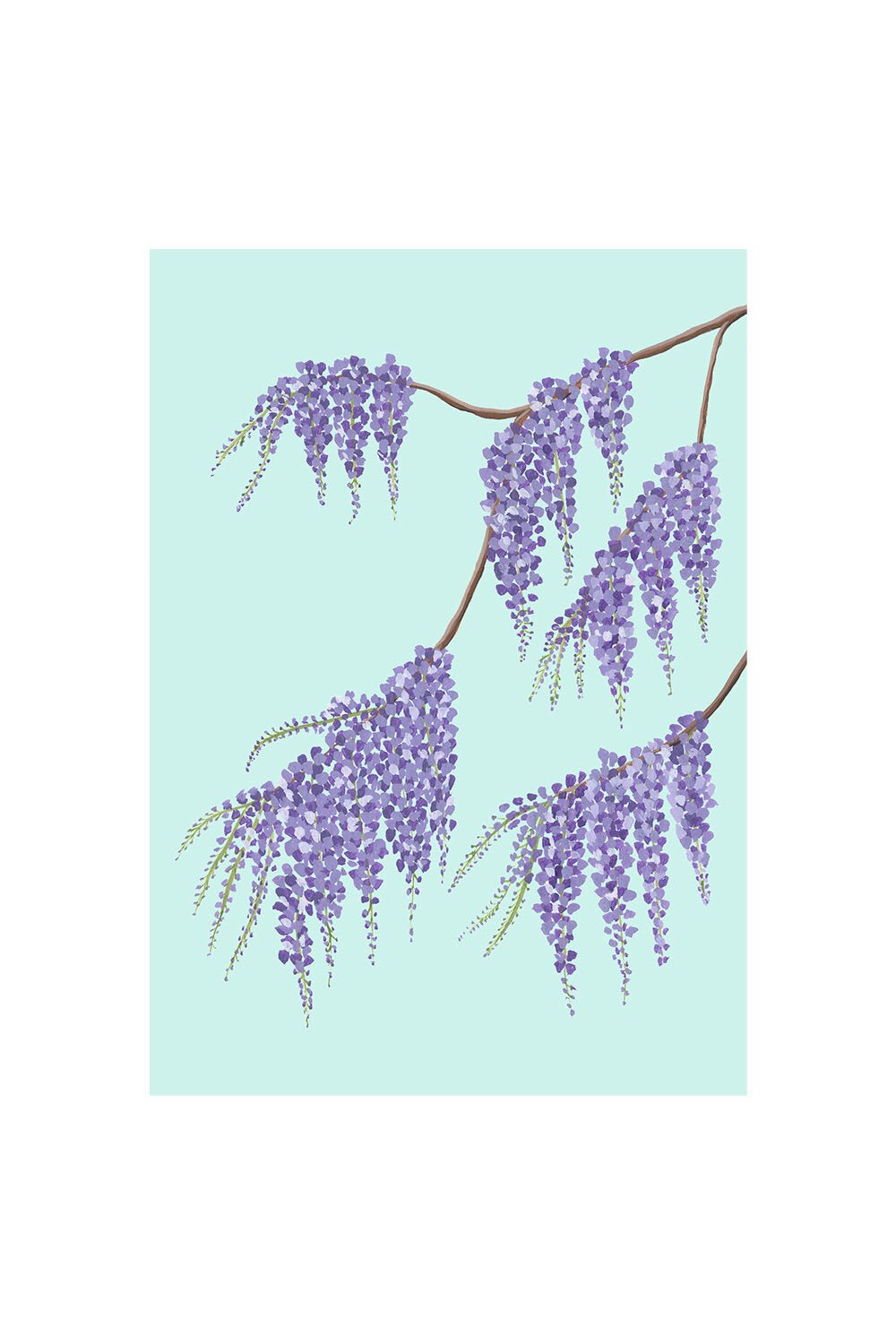 WISTERIA | CARD BY STENGUN DRAWINGS - OTHERLETTERS